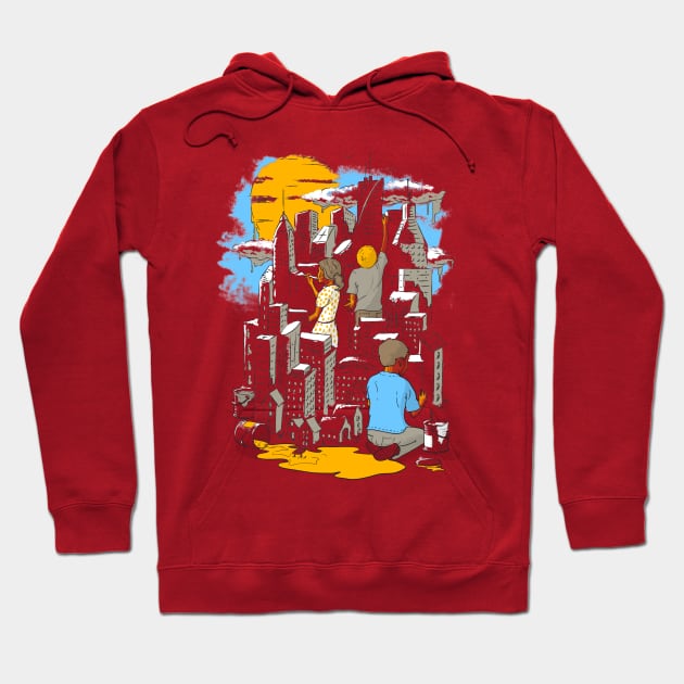 The Children's City Hoodie by moritzstork